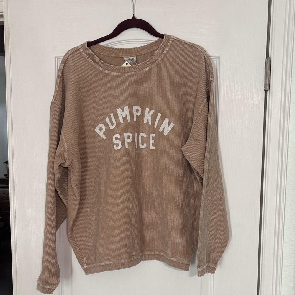 NWOT Oat Collective Pumpkin Spice Long Sleeve
Shirt